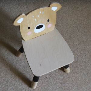 Forest Bear Wooden Chair - image 2