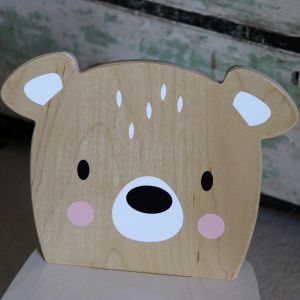 Forest Bear Wooden Chair - image 3