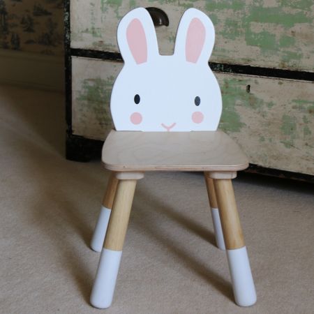 Forest Rabbit Wooden Chair