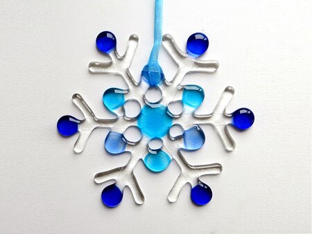 Fused Glass Giant Snowflakes Workshop - Wednesday 11th November 2026