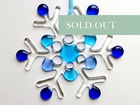 Fused Glass Giant Snowflakes Workshop - Wednesday 11th November 2026