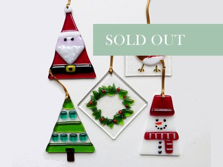 Fused Glass Tree Decorations Workshop - Tuesday 25th November 2025