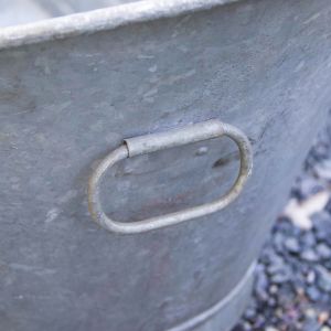 Galvanised Bath Planter