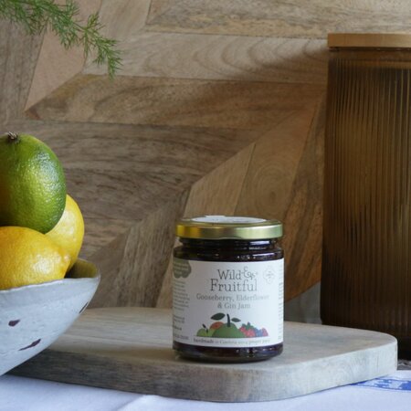 Gooseberry, Elderflower & Gin Jam by Wild & Fruitful
