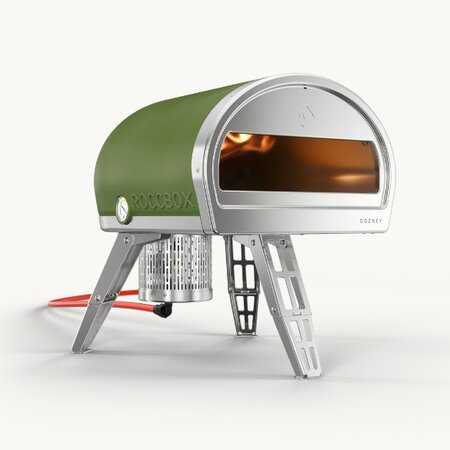 Gozney Roccbox Dual Fuel Pizza Oven in Olive