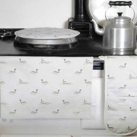 Hare Tea Towel by Sophie Allport