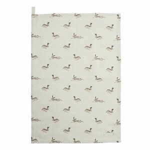 Hare Tea Towel by Sophie Allport