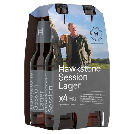Hawkstone Session Lager 4% - 4 pack