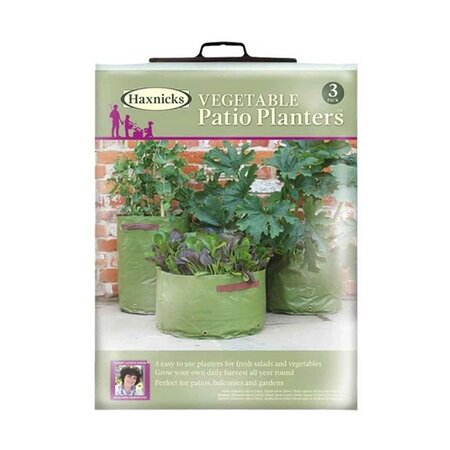 Haxnicks Vegetable Patio Planter (Pack of 3)
