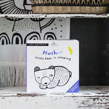 Hush! Little Bear is Sleeping Press & Listen Book by Wee Gallery