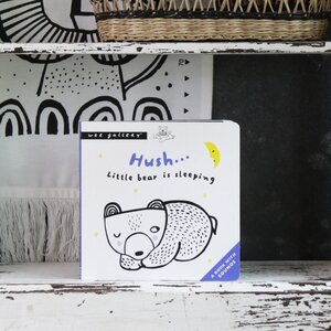 Hush! Little Bear is Sleeping Press & Listen Book by Wee Gallery