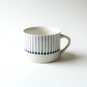Iba Large Ceramic Indigo Mug