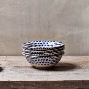 Indigo Drop Cereal Bowl