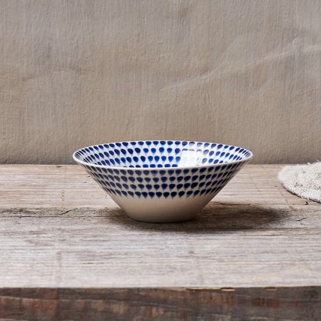 Indigo Drop Dipping Bowl