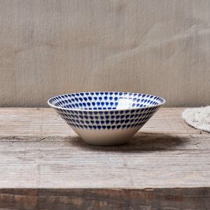 Indigo Drop Dipping Bowl