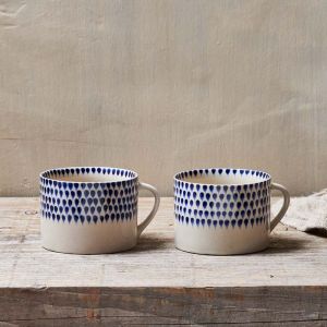 Indigo Drop Large Mug