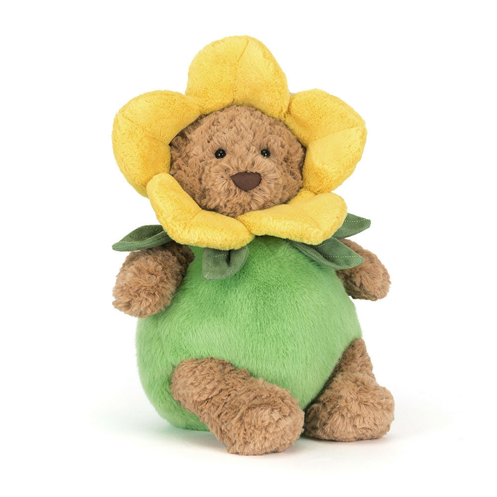 ぬいぐるみ  BartholomewBear Daffodil Outfit Jellycat Bartholomew Bear Daffodil Outfit - Beetham Nurseries