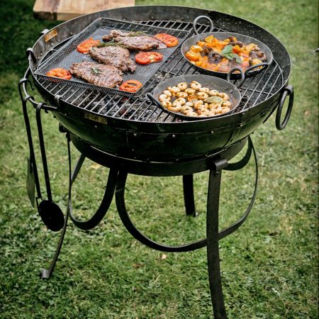 Kadai 60cm Recycled on Gothic High & Low Stands