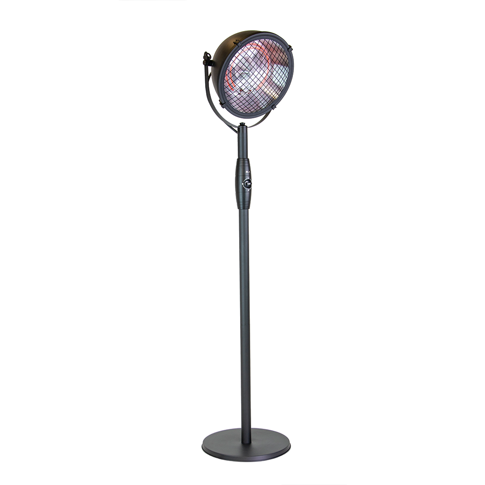 Kalos Industrial Style Electric Freestanding Patio Heater Beetham Nurseries