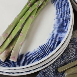 Karuma Blue Ceramic Dinner Plate