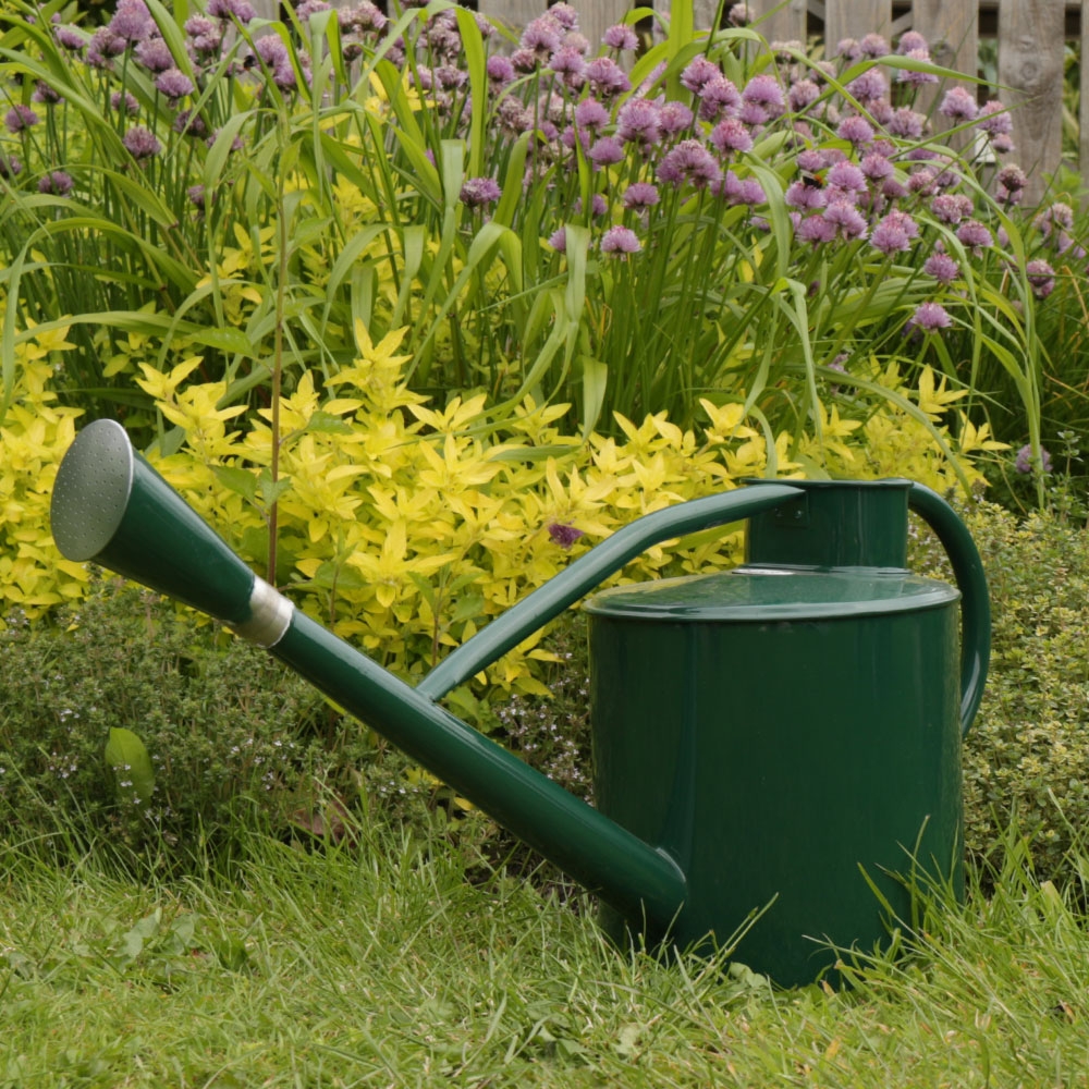 Kent & Stowe Long Reach Metal 9 Litre Watering Can Beetham Nurseries