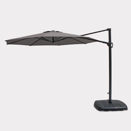 Kettler 3m Free Arm Slate Parasol