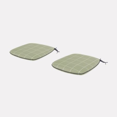 Kettler Café Roma Sage Check Seat pad - Set of 2