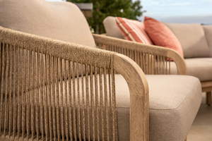 Kettler Cora Rope Casual Dining Set Chair Detail