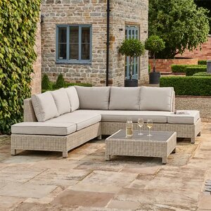 Kettler Palma Low Lounge White Wash Set