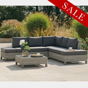 Kettler Palma Low Lounge White Wash Set