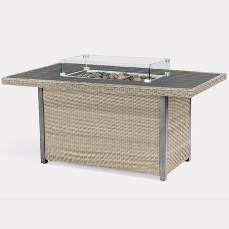 Kettler Palma Oyster Firepit Table