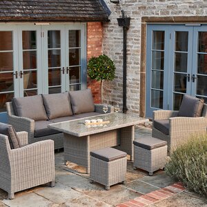 Kettler Palma White Wash Sofa Set