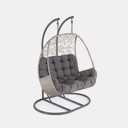 Kettler Palma Whitewash Double Cocoon Chair