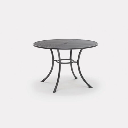 Kettler Round 110cm Iron Grey Mesh Table