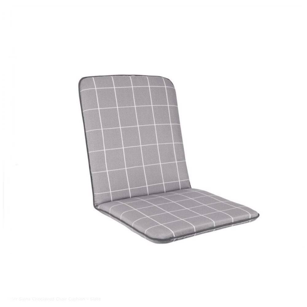 Kettler Siena Slate Check Chair Cushion Beetham Nurseries
