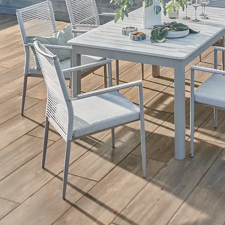 Kettler Trento and Drift 6 Seater Dining Set