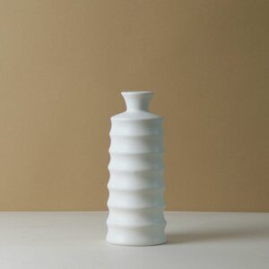 Kip White Stoneware Vase