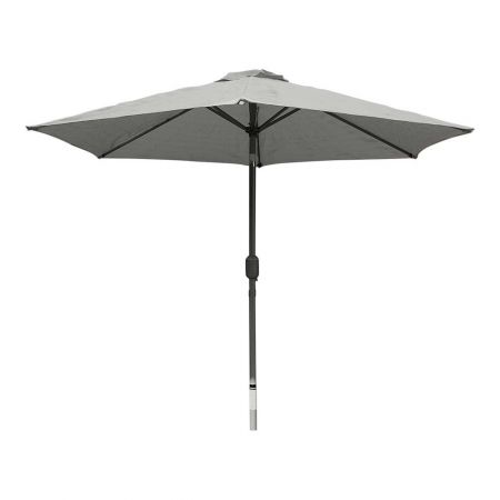 Leisuregrow Horizon 2.5m Crank & Tilt Grey Parasol