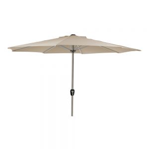 Leisuregrow Horizon 3m Crank & Tilt Cream Parasol