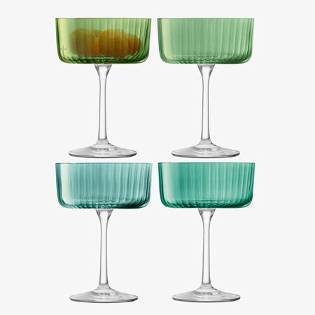 LSA Gems Champagne/Cocktail Glass Assorted Jade 