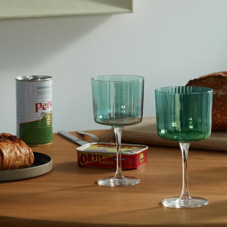 LSA Gems Wine Glass Assorted Jade