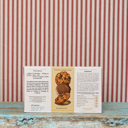 Maison de Florentins Dark Chocolate And Orange Florentine Biscuits