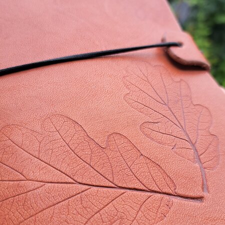 Make a Leather Book Cover and Stamp Your Favourite Leaf Workshop - Wednesday 29th September 2027