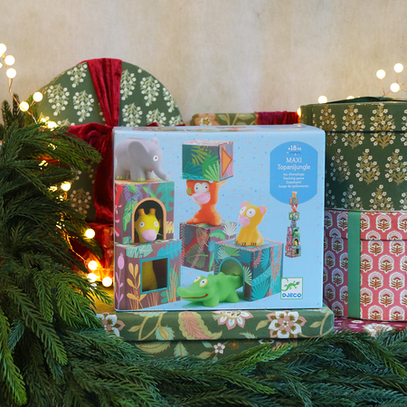 Maxi Topanijungle Stacking Cubes Toy - image 1