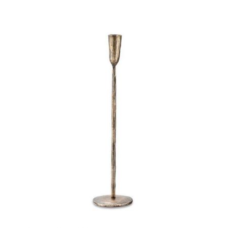 Mbata Small Brass Candlestick