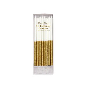 Meri Meri Gold Glitter Dipped Candles