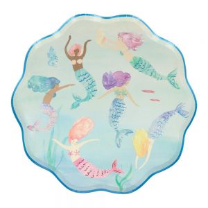 Mermaids Swimming Plates (set of 8)