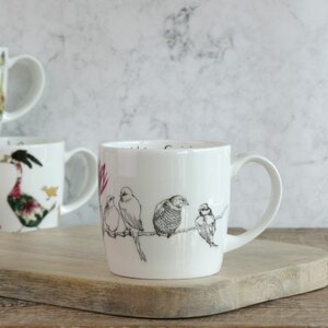 Midlife Crisis Bird Mug by Anna Wright