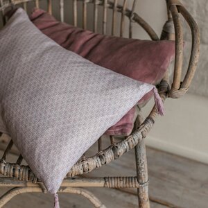 Misi Mauve Velvet Cushion 30x50cm