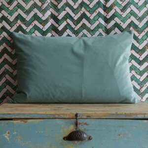 Mist Blue Feather Filled Cushion 40x60cm